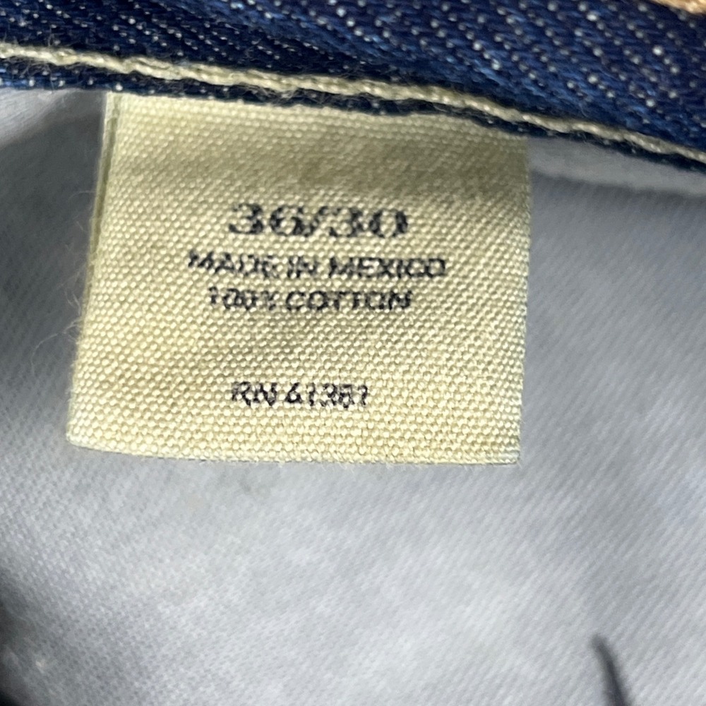 Polo Ralph Lauren 867 Classic Fit Dark Wash Denim Jeans Mens 36x30 (meas. 38x31) - Picture 11 of 15
